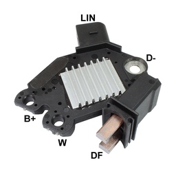[07GA318] REGULADOR TOYOTA: ETIOS 1.3 2017-2021, ETIOS 1.3 20172021, YARIS 1.3 2019, YARIS 1.5 2019 CON TERMINAL LIN ID:225 14V