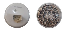 [TL-004051] LÁMPARA REDONDA 4" BLANCA 24 LEDS 12V CONECTOR PL3 NO INCLUIDO 