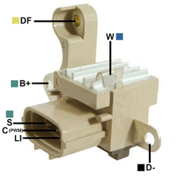 [07GA135] REGULADOR LAND ROVER DISCOVERY RANGE ROVER 2008-2009 12 3PINES LI-C-S TIPO DENSO