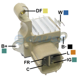 [07GA141] REGULADOR TOYOTA VIGO 2007> 12 4 FR-L-C-IG TIPO DENSO (GA1308)