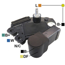 [07GA905] REGULADOR CHEVROLET SAIL CORSA EVOLUTION 12 TORNILLO TIPO VALEO (GA1808-GA1825)