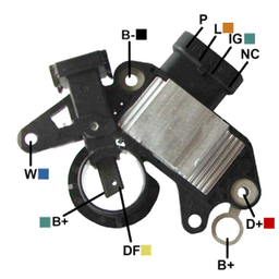 [07GA944] REGULADOR 11SI 12 95 CONECTOR HORIZONTAL 4 P-L-IG-S TIPO DELCO