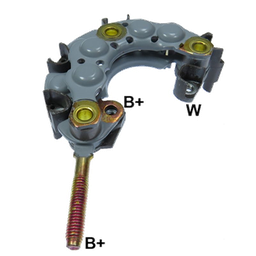 [07GA1262] RECTIFICADOR BOBCAT 320C KUBOTA JOHN DEERE KOMATSU 120AMP 8X50A M6X19MM TRIDIODO CAPACITOR 83MM TIPO DENSO