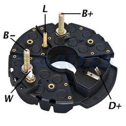 [07GA1547] RECTIFICADOR MB MERCEDES BENZ VW VOLKSWAGEN VOLVO SCANIA 140AMP 14X50A 3X35A TRIDIODO 147MM(GA041 GA042 GA043) TIPO BOSCH