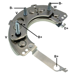 [07GA1787] RECTIFICADOR NISSAN PATHFINDER 60AMP 6X35A CONTACTO LARGOTIPO HITACHI