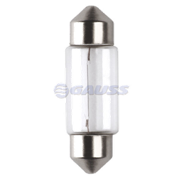 [28GL6410] BOMBILLO TIPO FUSIBLE STD 12V 10W 10*28MM /CAJAX10UNID. MOTOCICLETA