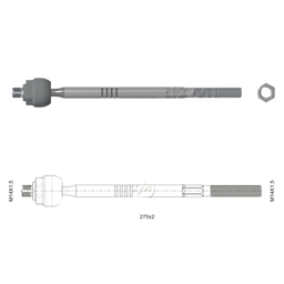 [51ZM-17011011] TERMINAL AXIAL FIAT LINEA 09-16 PUNTO 08-17 L:275 RC:M14-1 50 RP:M14-1 50 TP:86N.M MTC:78N.M 