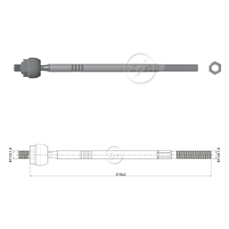 [51ZM-17011212] TERMINAL AXIAL SEAT CORDOBA 93-00 IBIZA 1993-1995 SKODA FABIA 99-01 VW VOLKSWAGEN POLO 02 M14-1 50 86N.M 78N.M 