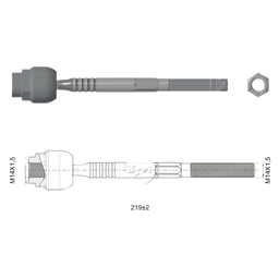 [51ZM-17012003] TERMINAL AXIAL FIAT DUNA FIORINO 91 PREMIO 91 UNO 92-08 L:219 RC:M14-1 50 RP:M14-1 50 TP:86N.M MTC:78N.M