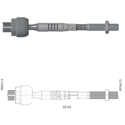 [51ZM-17021455] TERMINAL AXIAL FORD EDGE 09-15 MKX 07-15 L:220 RC:M22-1 50 RP:M16-1 50 TP:132N.M MTC:326N.M 