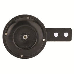 [12GB1001] PITO UNIVERSAL NEGRO 12V 105DB 70MM /BLISTER. SOPORTE LARGO MOTOCICLETA